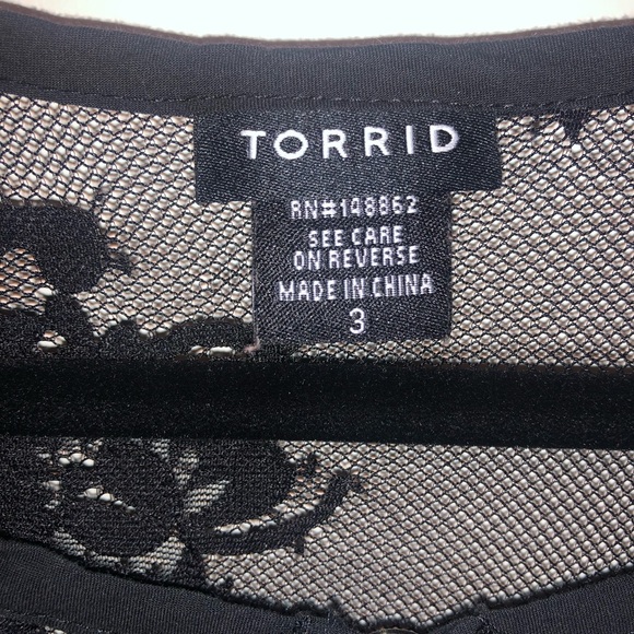 torrid Tops - Lace top.